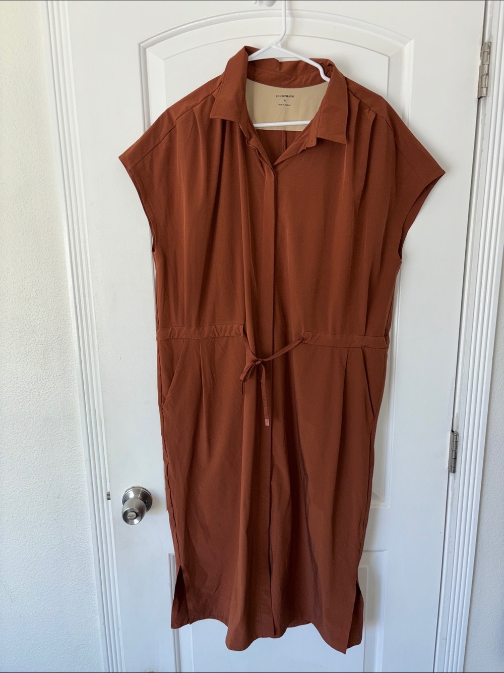 Rei Co-Op Sun Down Shirt Dress XL travel active box pink